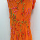 The Tangerine Fairy Silk Dress