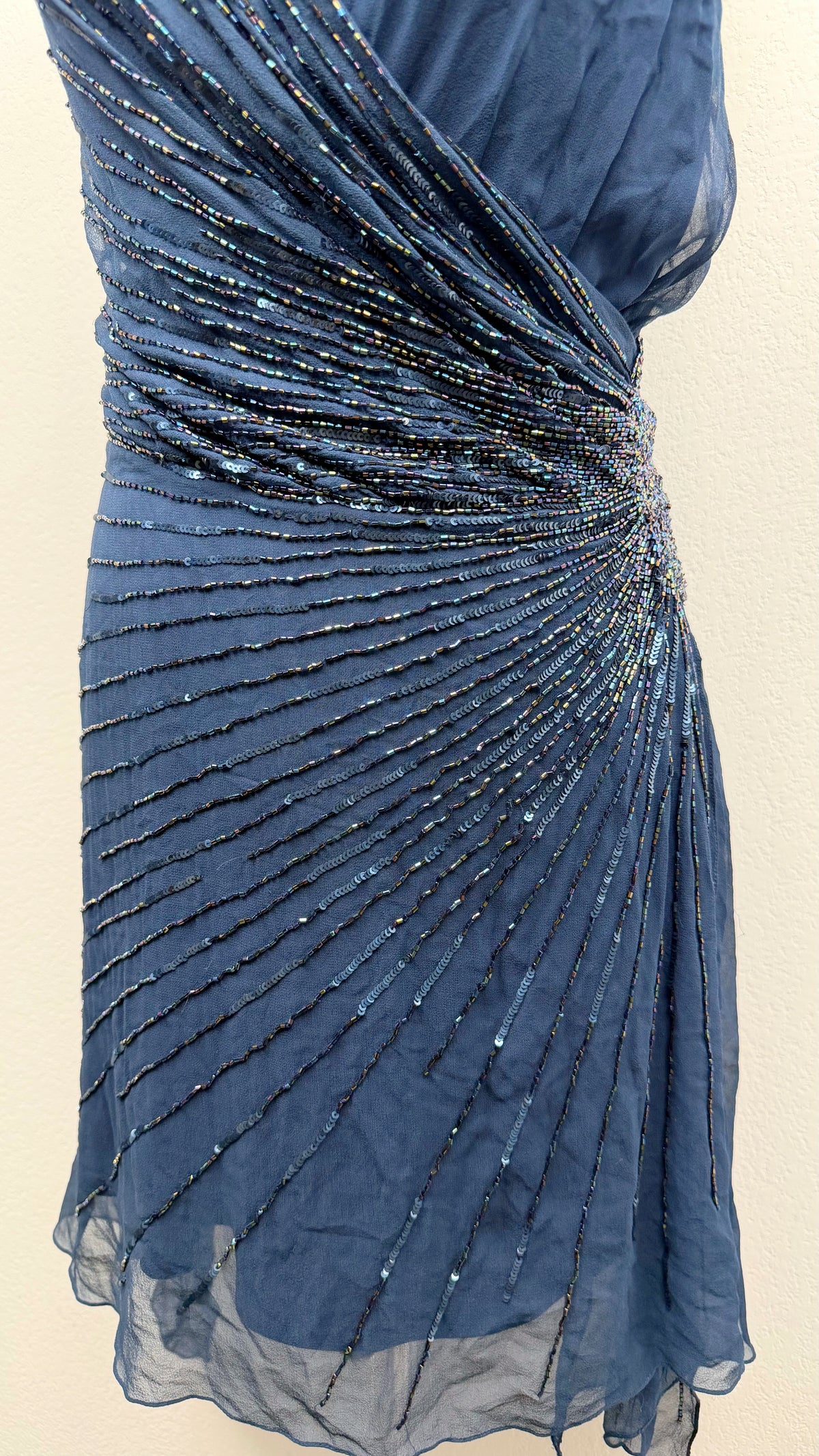 The Midnight Starlight Silk Dress