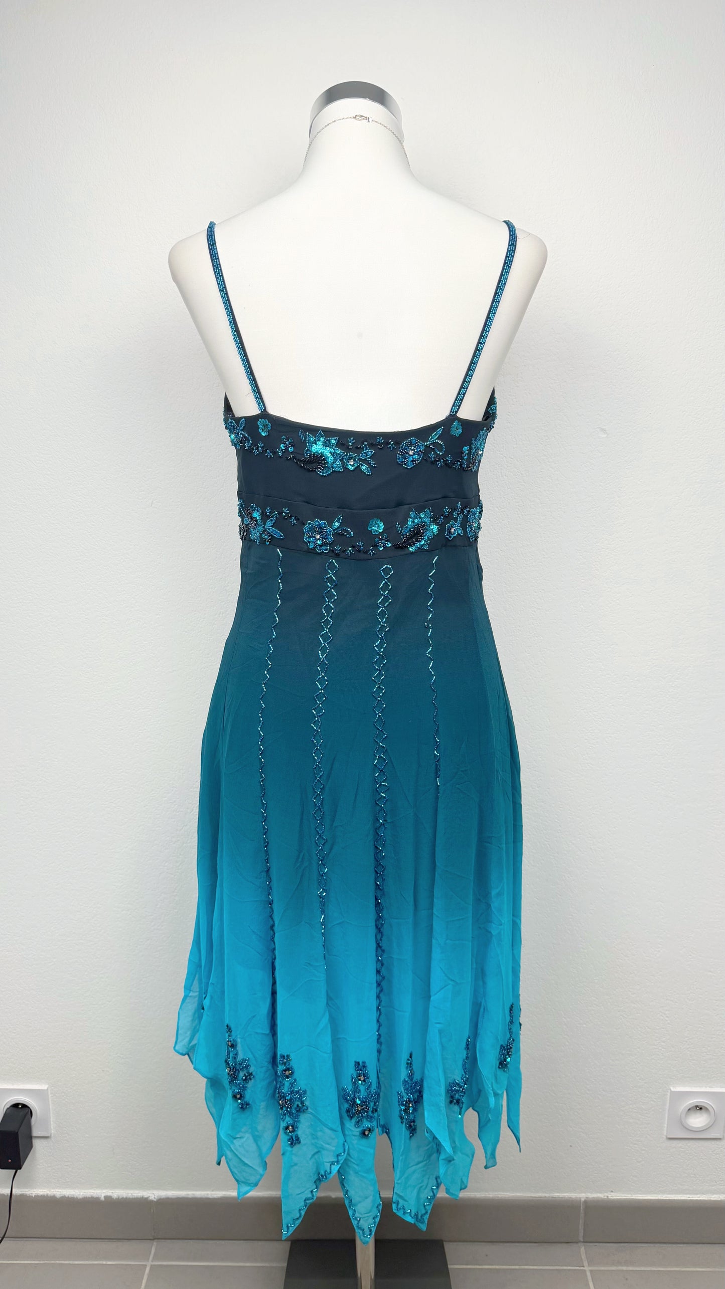Silk Ocean Twilight Dress
