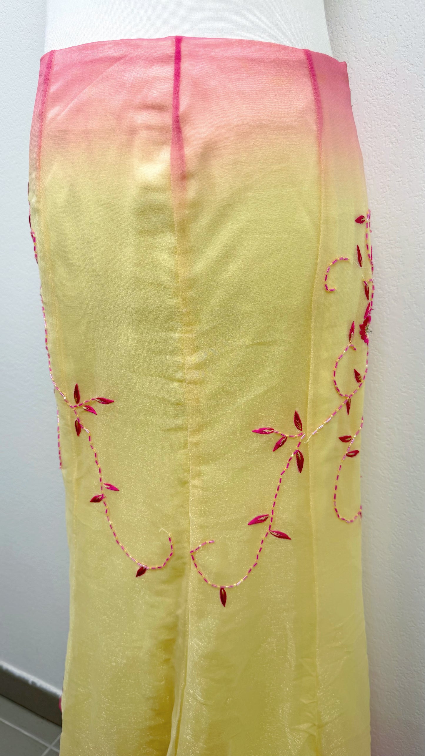 Sunset Ombré Fairy Maxi Skirt