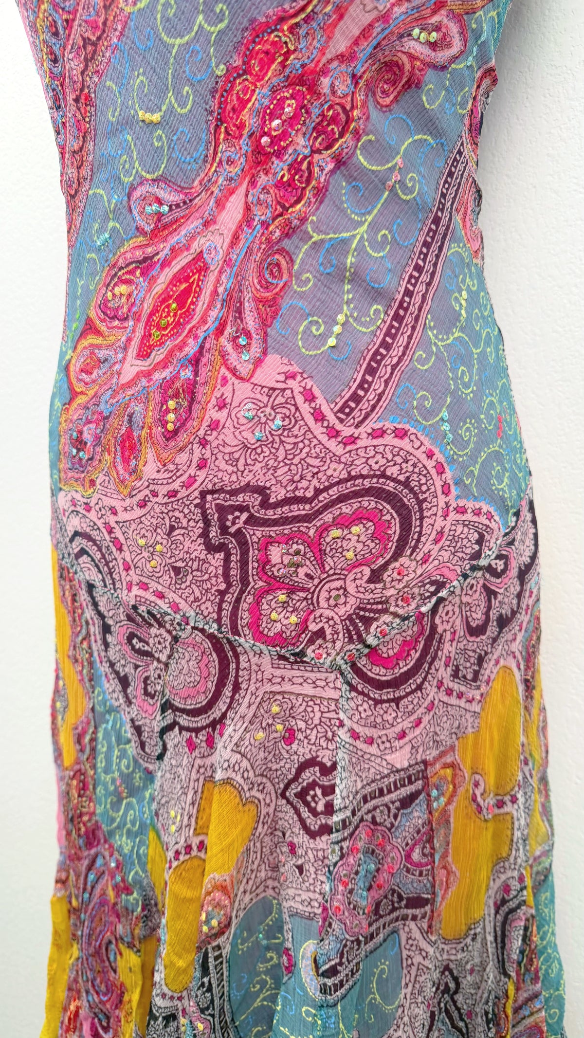 RARE Derhy Paisley Pixie Dress