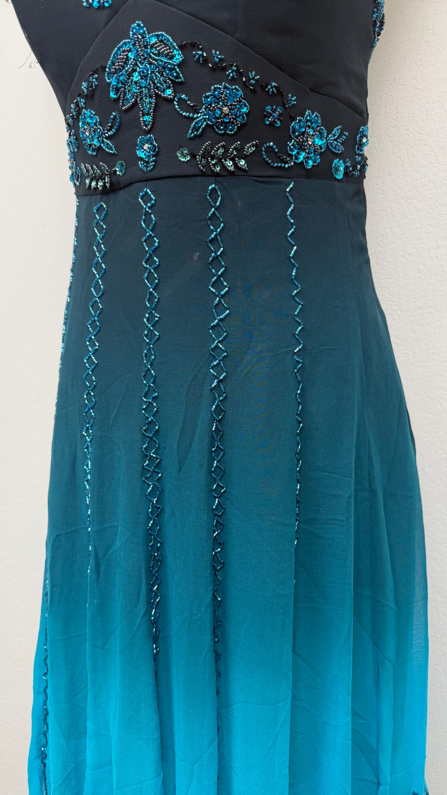 Silk Ocean Twilight Dress