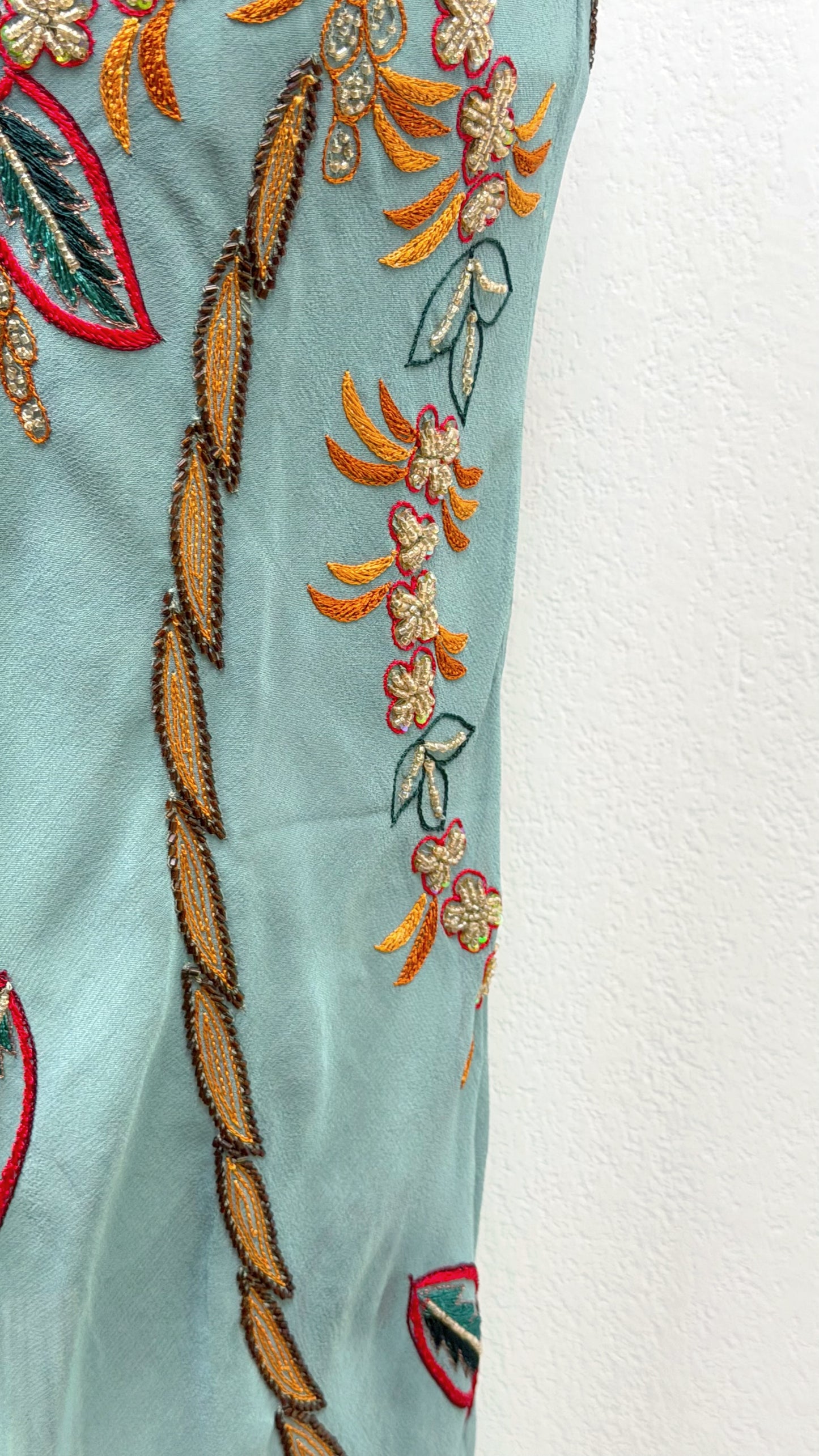 Rare Aftershock Embroidered Silk