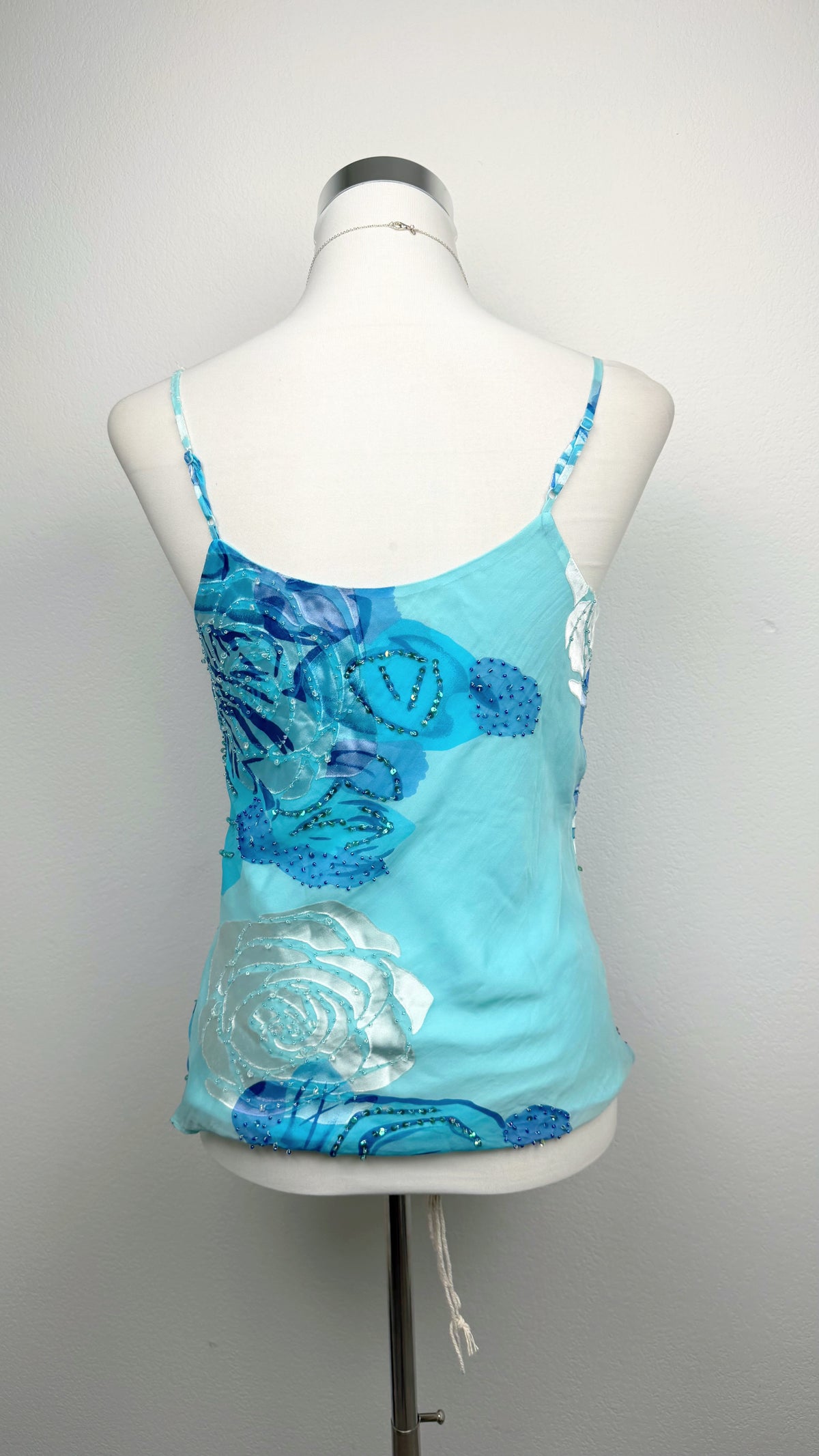 The Azure Mermaid Beaded Top