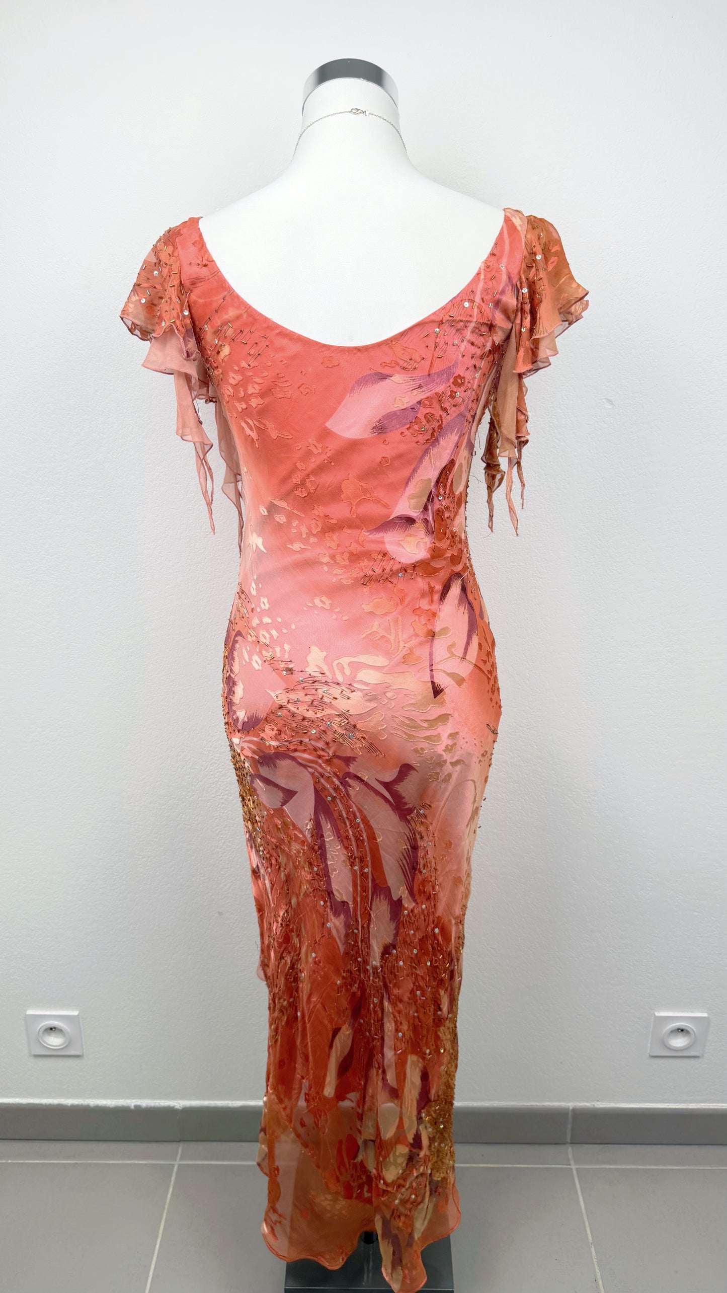RARE Peach Blossom Silk