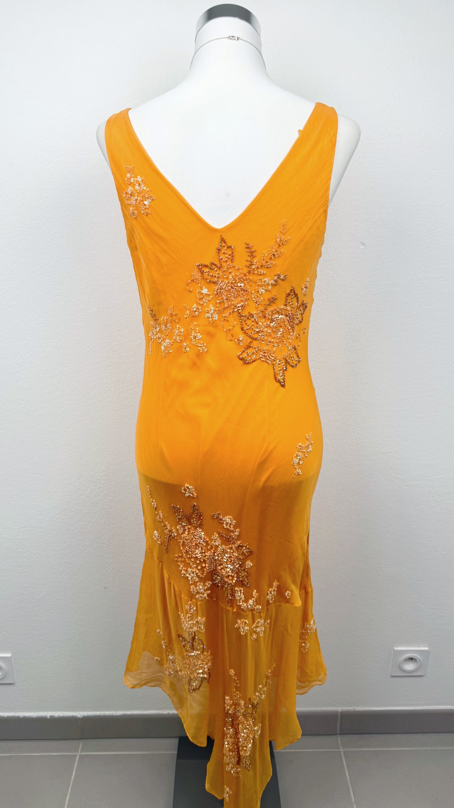 Golden Hour Silk Dress