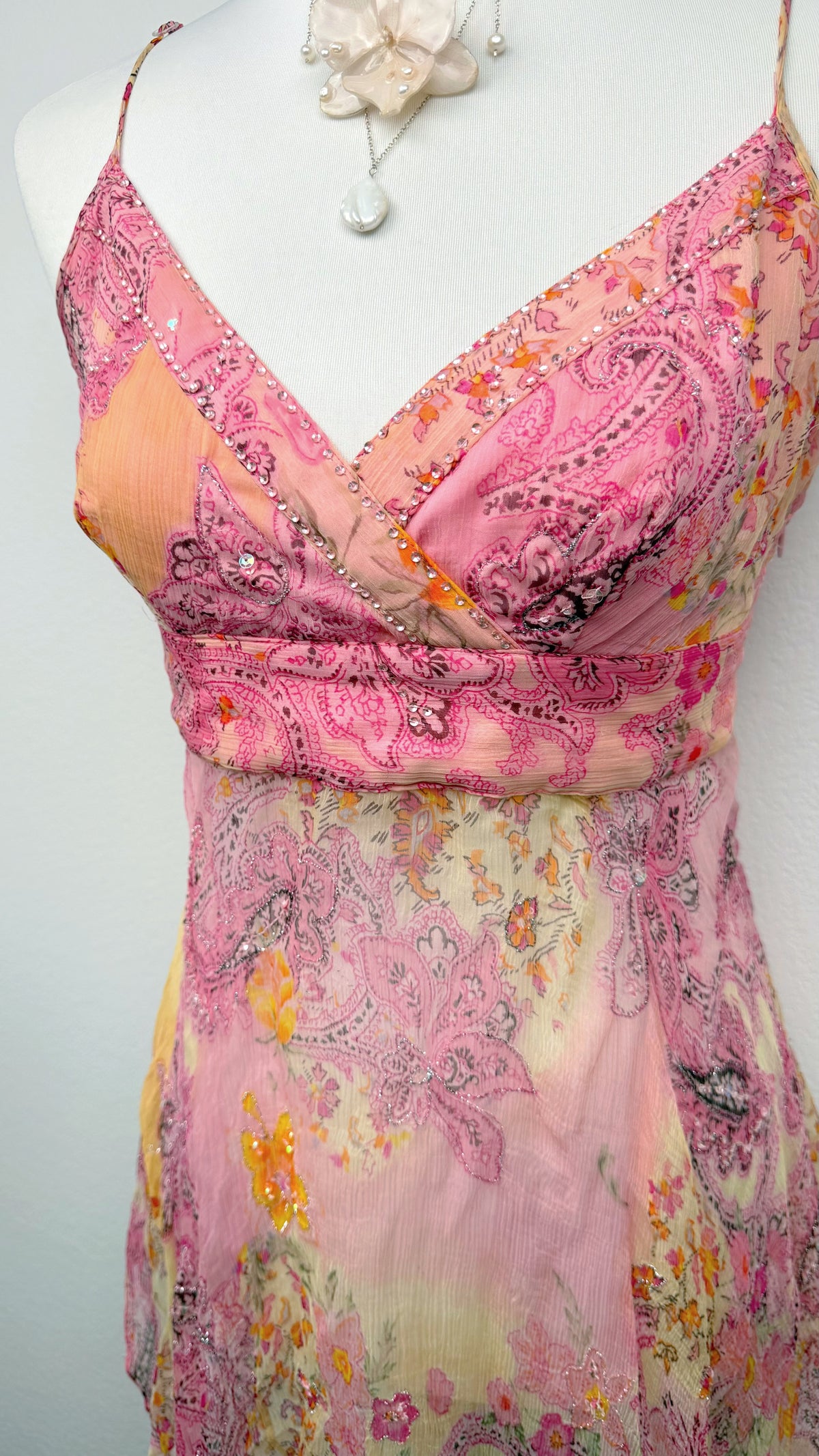 Cavalli Pink Paisley Fairy Top
