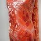 The Coral Blossom Silk Gown