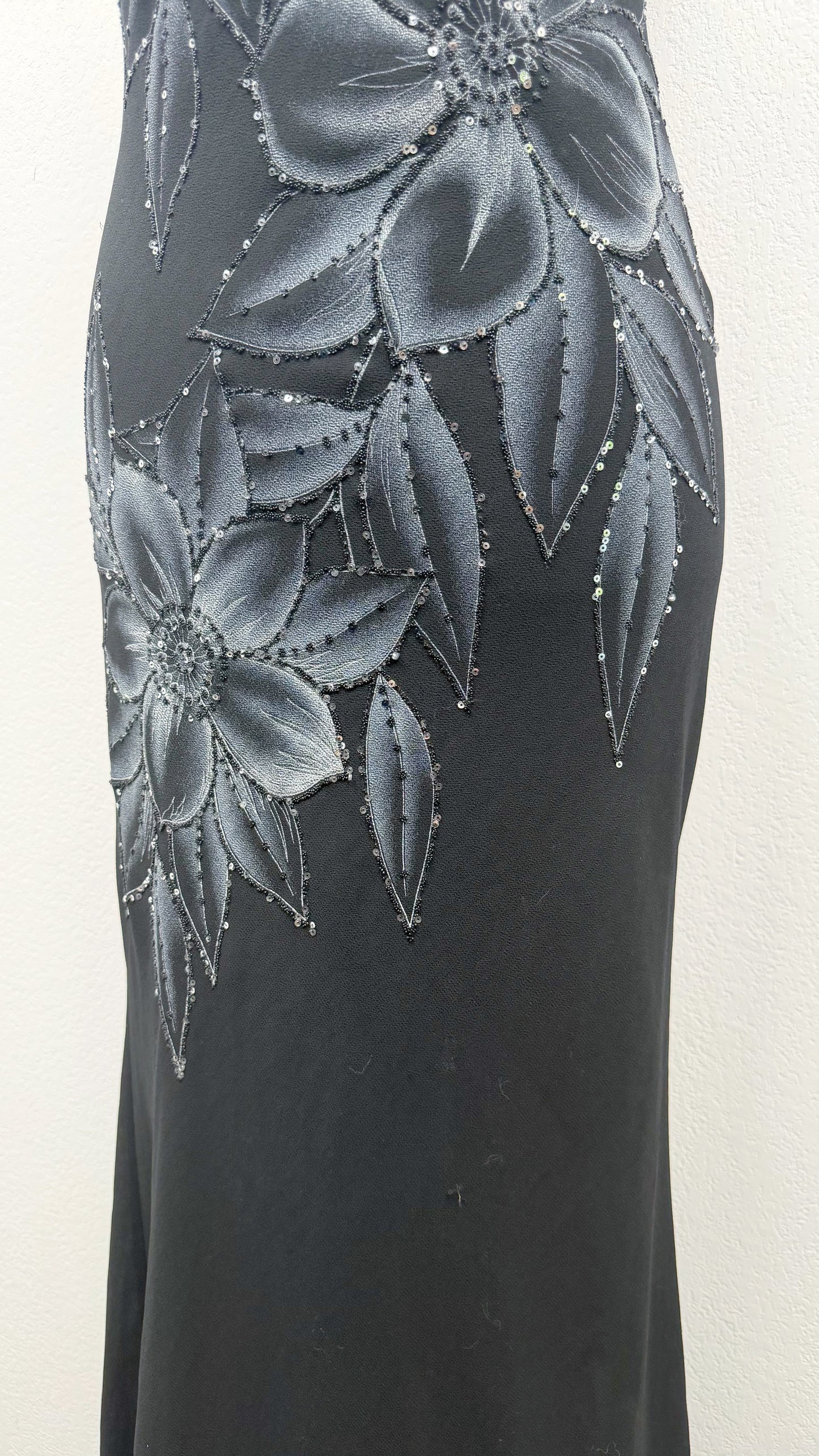 Midnight Blossom Gown