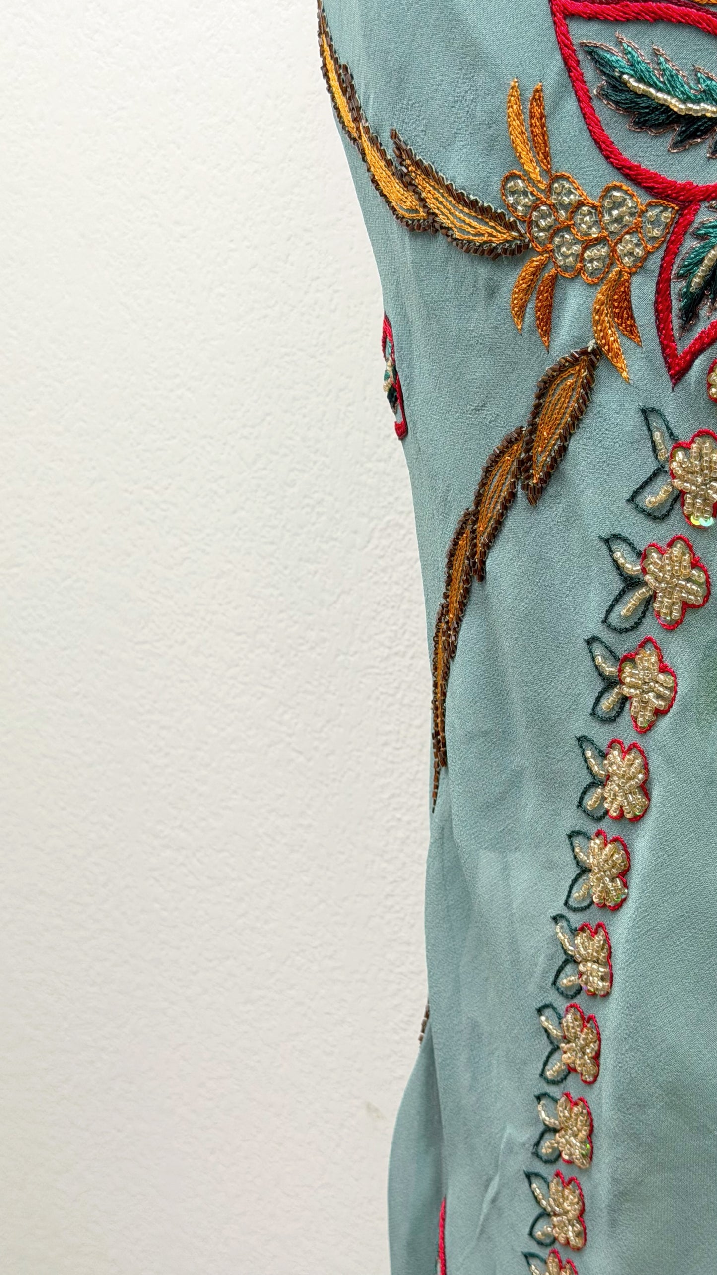 Rare Aftershock Embroidered Silk