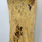 Solara Silk Golden Wildflower Gown