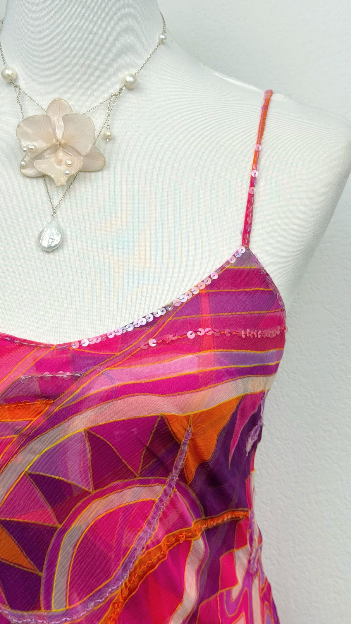 Derhy Pink Kaleidoscope Dress
