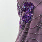 Midnight Butterfly Beaded Top