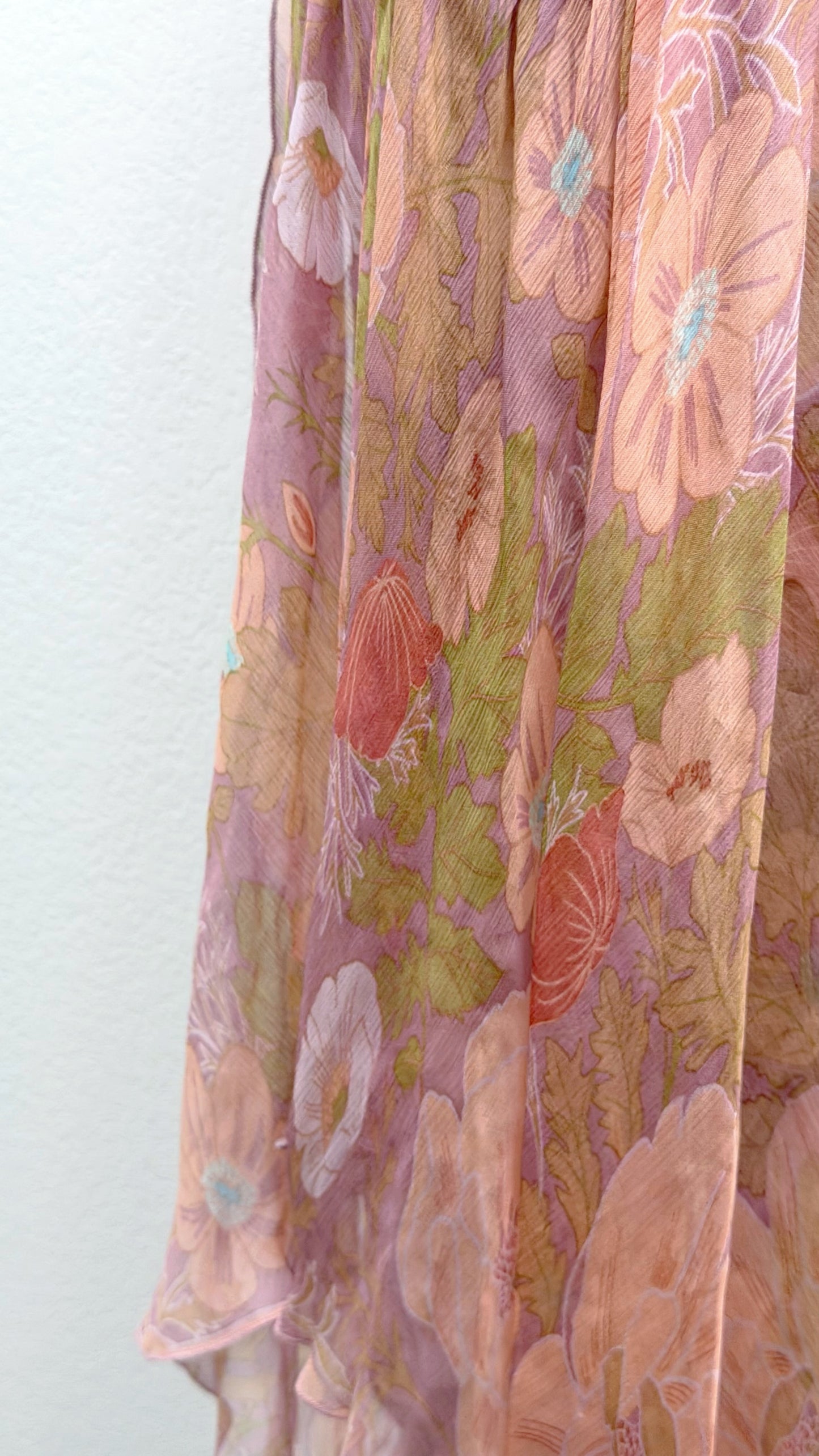 Derhy Enchanted Garden Silk Skirt