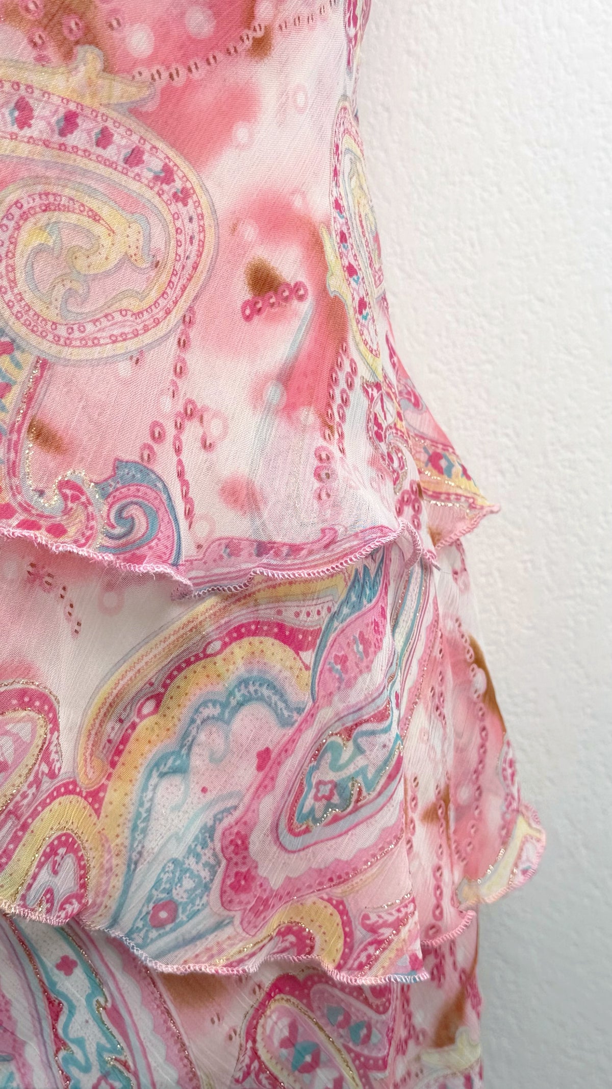 The Rainbow Paisley Fairy Top