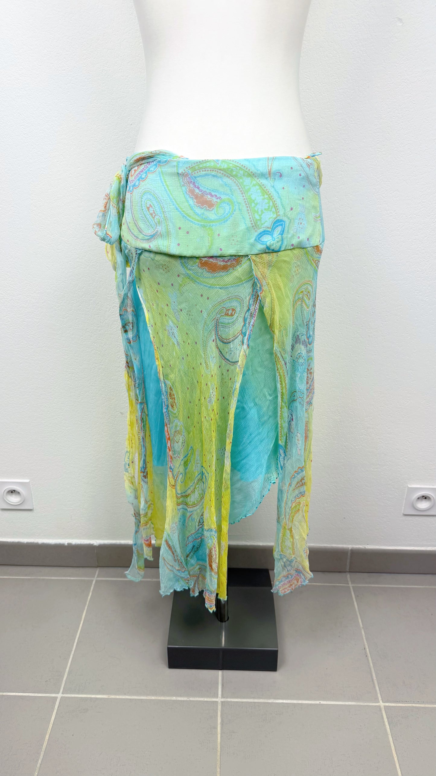 Derhy Mermaid Fairy Paisley Skirt