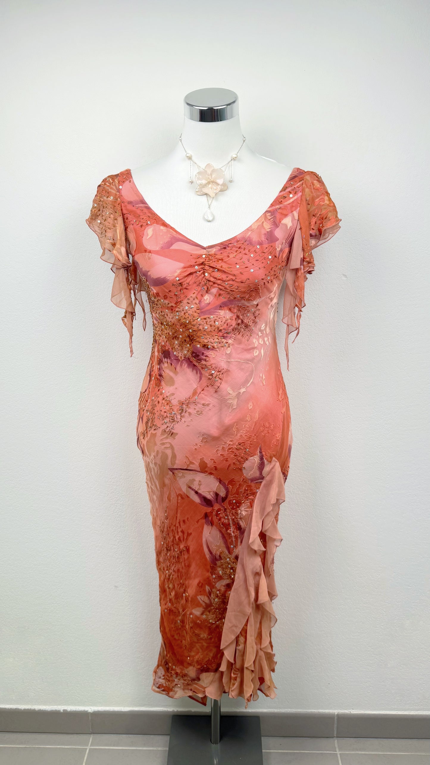 RARE Peach Blossom Silk