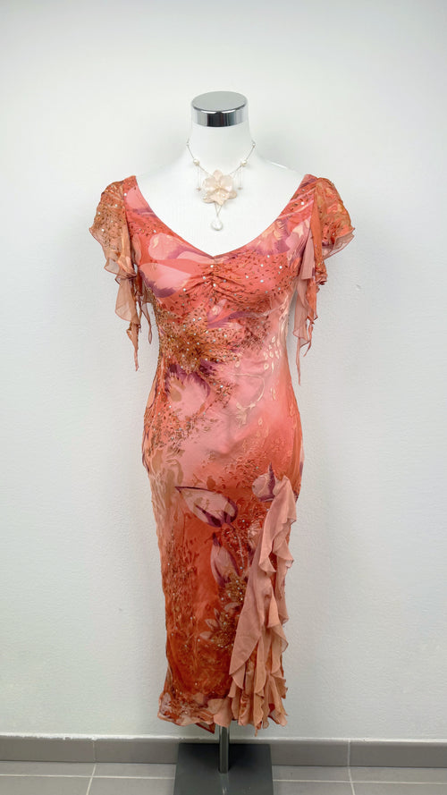 RARE Peach Blossom Silk