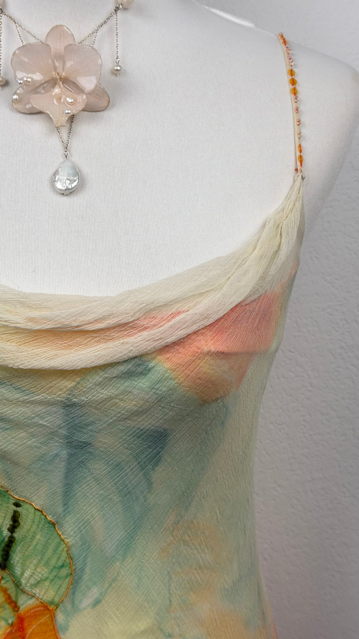 Derhy Watercolor Hibiscus Dress