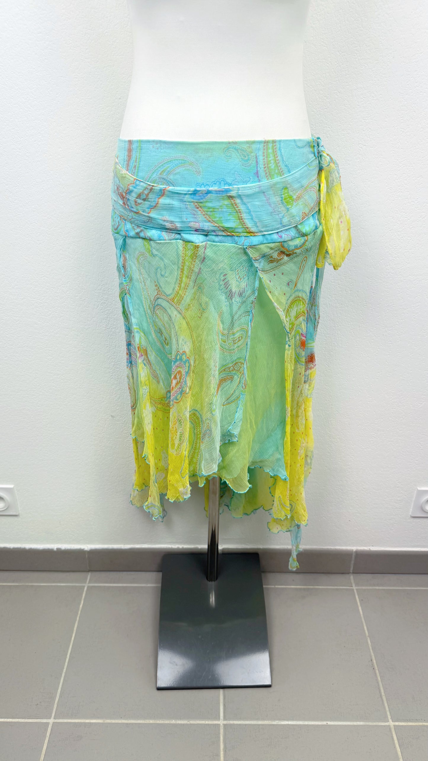 Derhy Mermaid Fairy Paisley Skirt