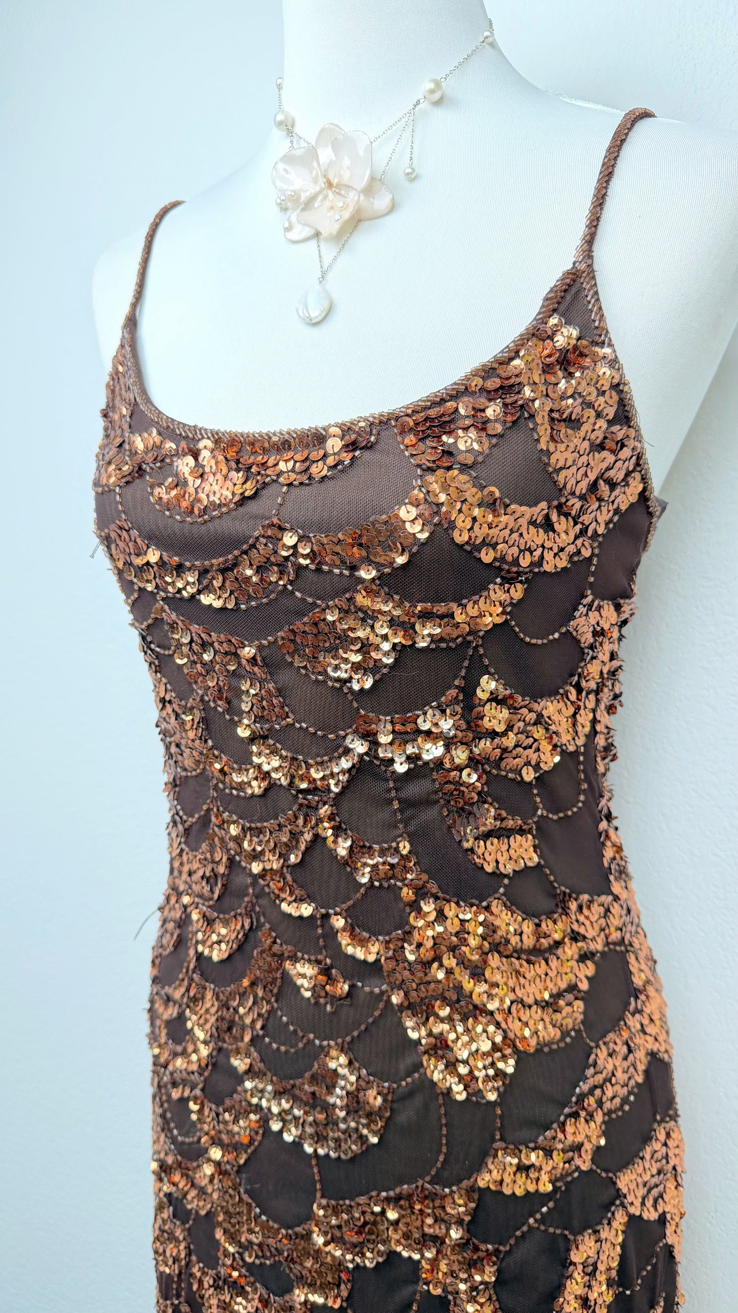 Aftershock Nyx Bronze Siren Dress