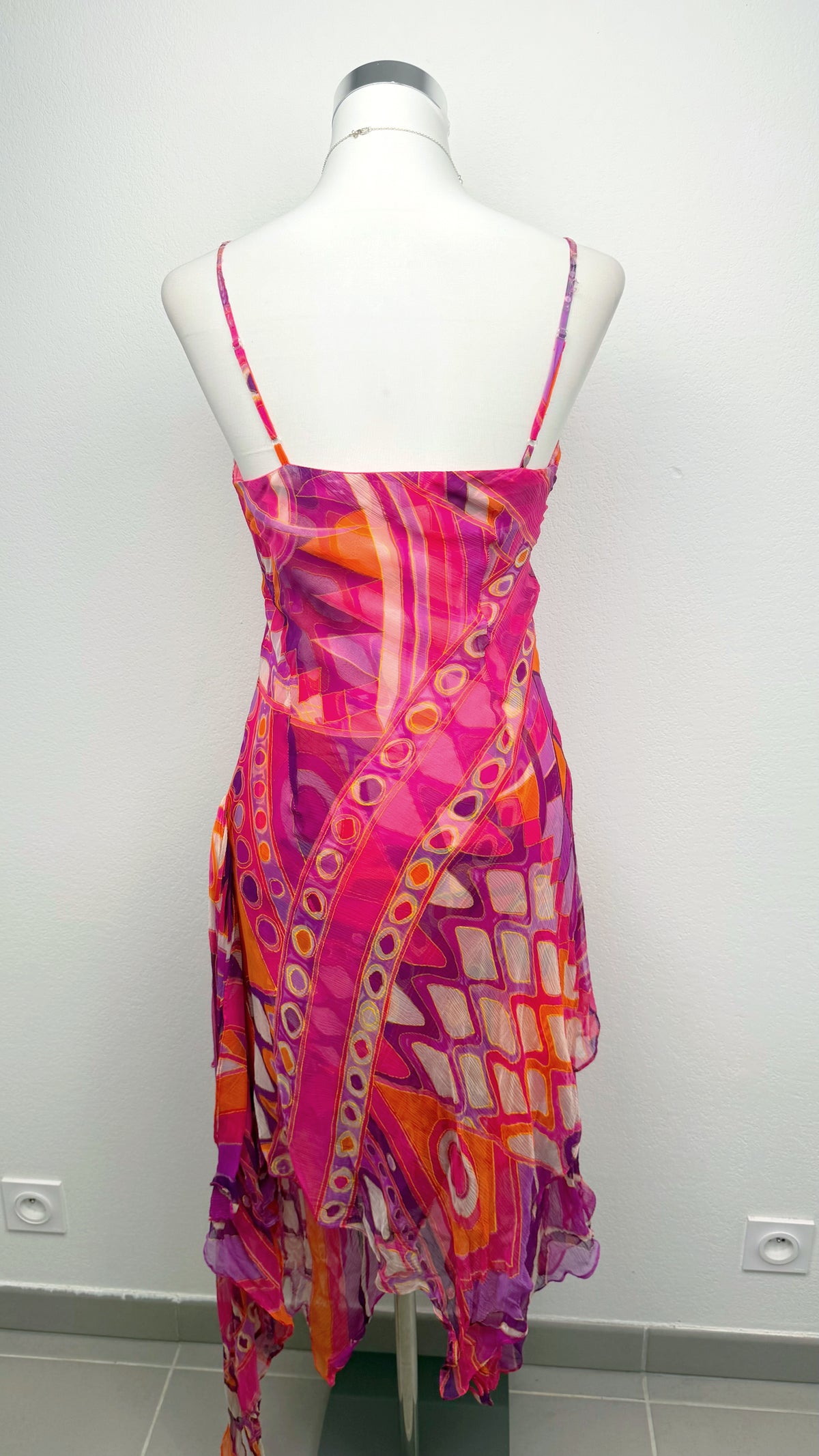 Derhy Pink Kaleidoscope Dress