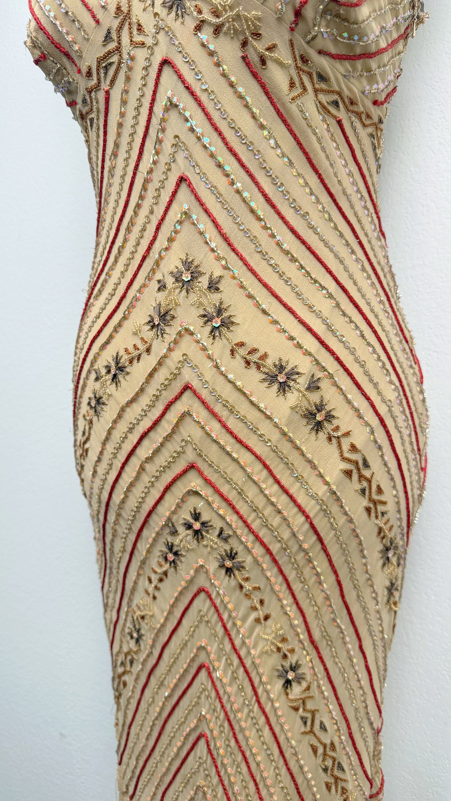 Aftershock Golden Gatsby Dress