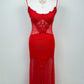 Scarlet Siren Beaded Gown
