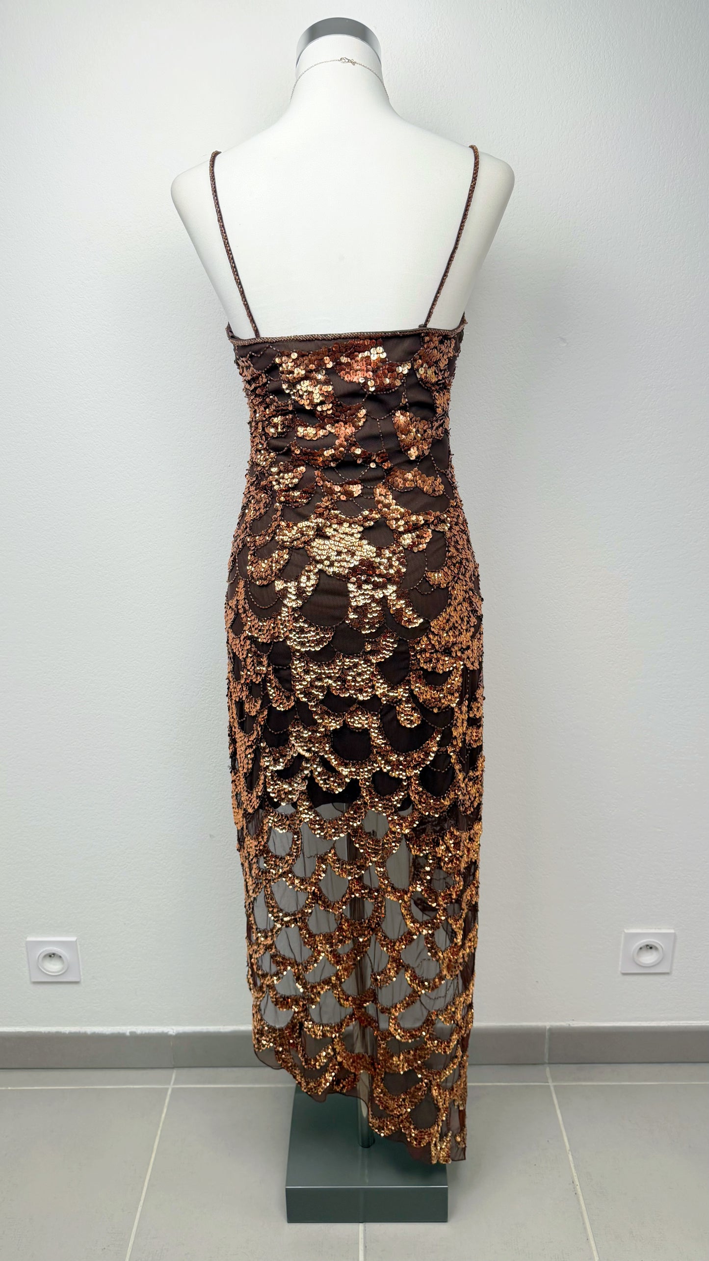 Aftershock Nyx Bronze Siren Dress