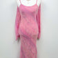 Silk Pink Stardust Gown