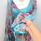Rare Derhy Bluebell Romance Dress & Cardigan Set
