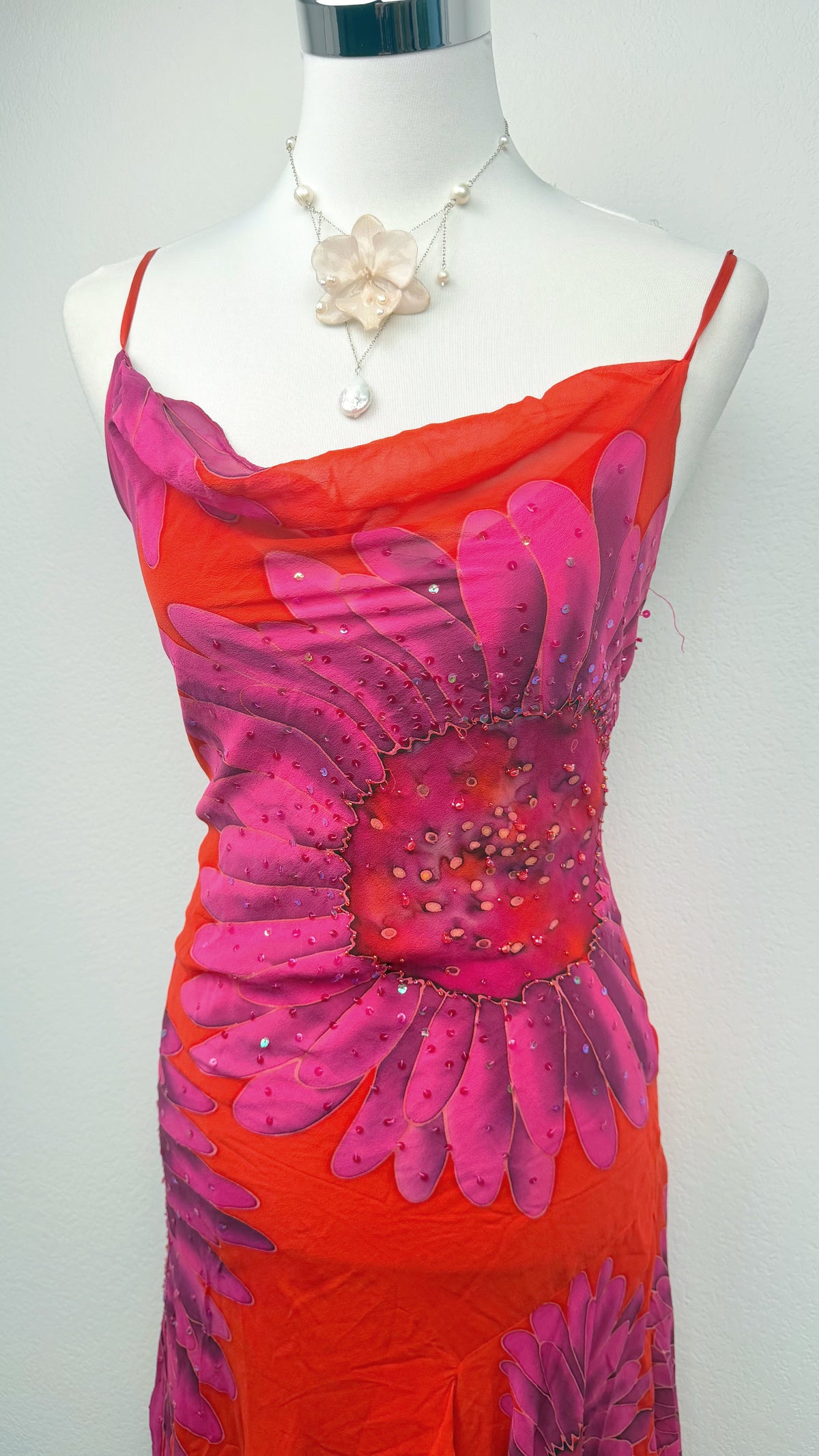 The Dahlia Flame Dress