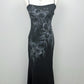 Midnight Blossom Gown