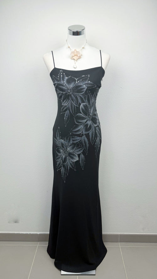 Midnight Blossom Gown