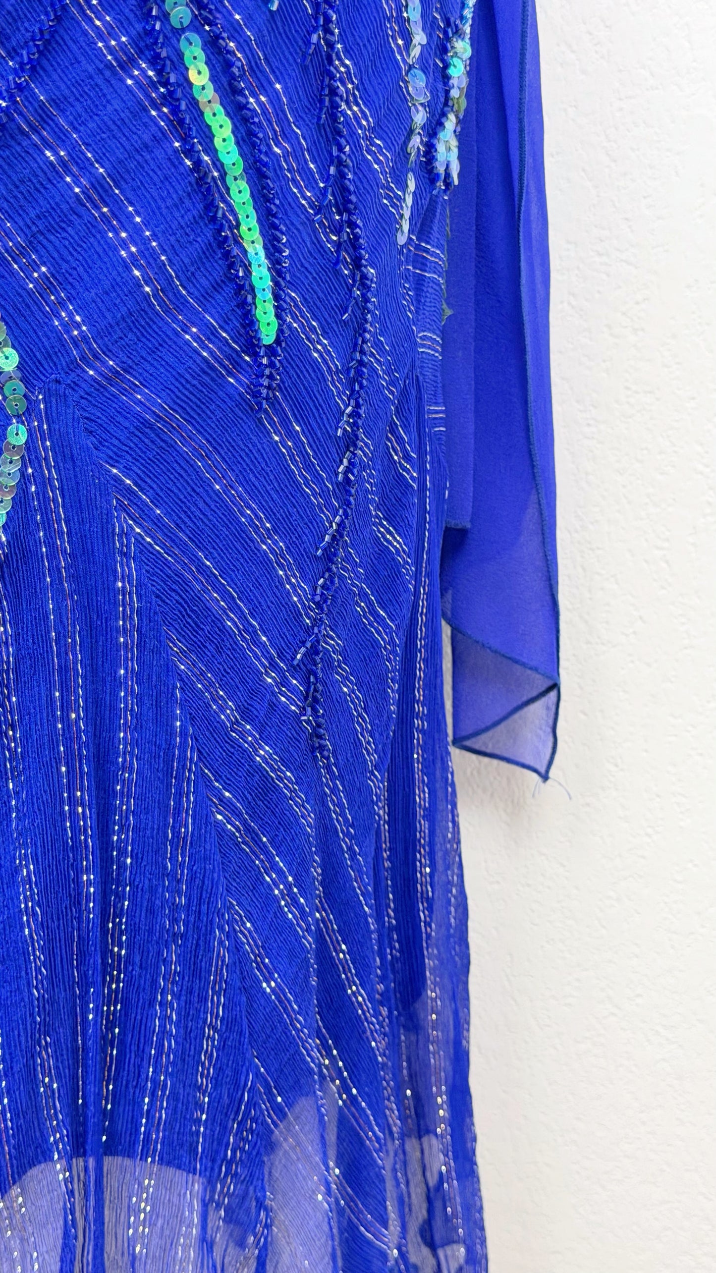 Nyxwing Cobalt Butterfly Silk