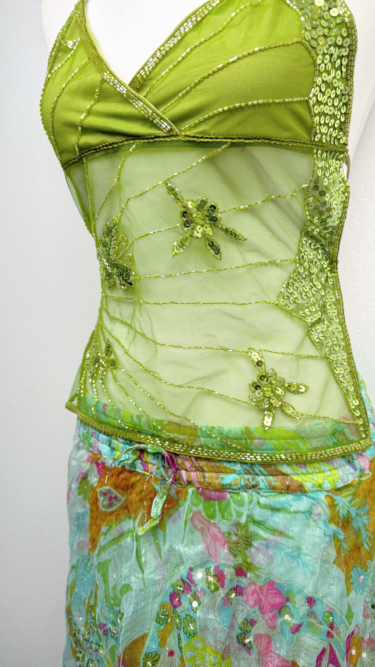 The Olive Butterfly Fairy Top