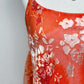 The Coral Blossom Silk Gown
