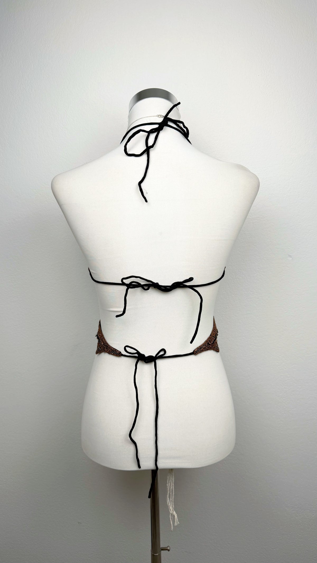 The Midnight Monarch Silk Butterfly Top