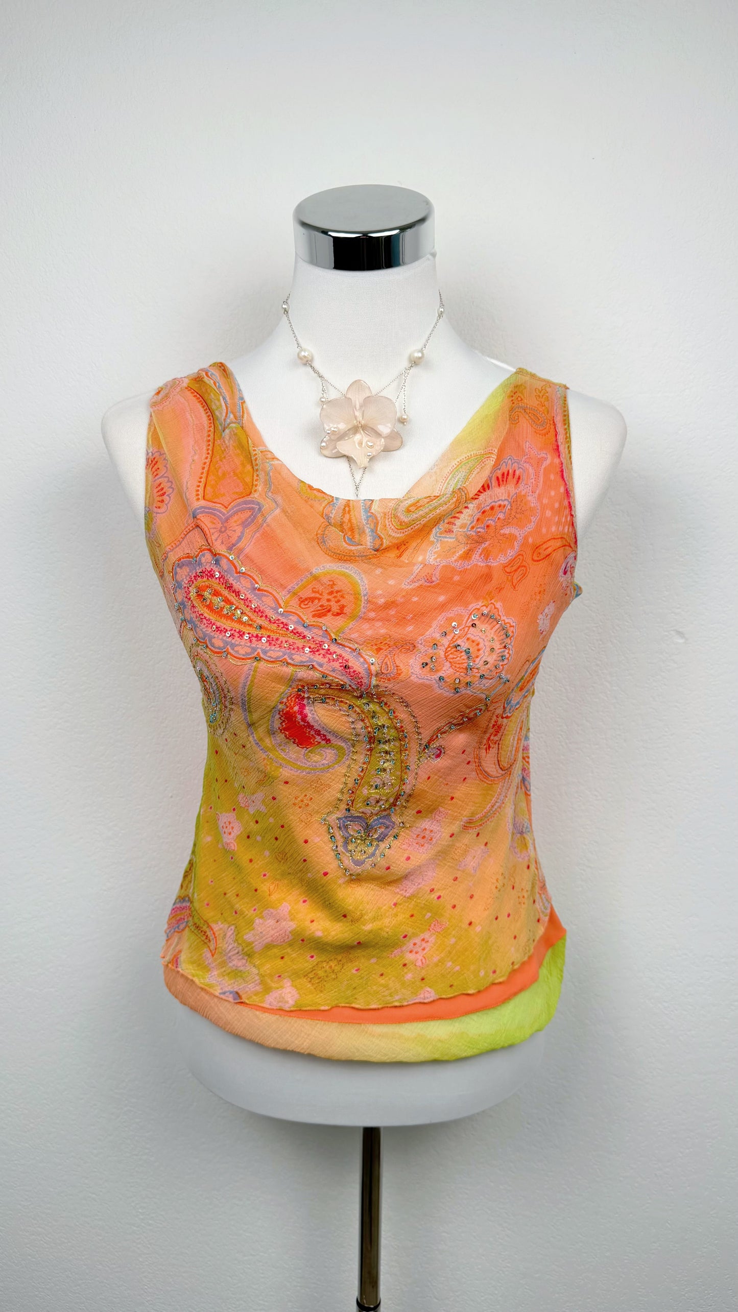 Derhy Sunset Paisley Top