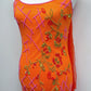 The Tangerine Fairy Silk Dress