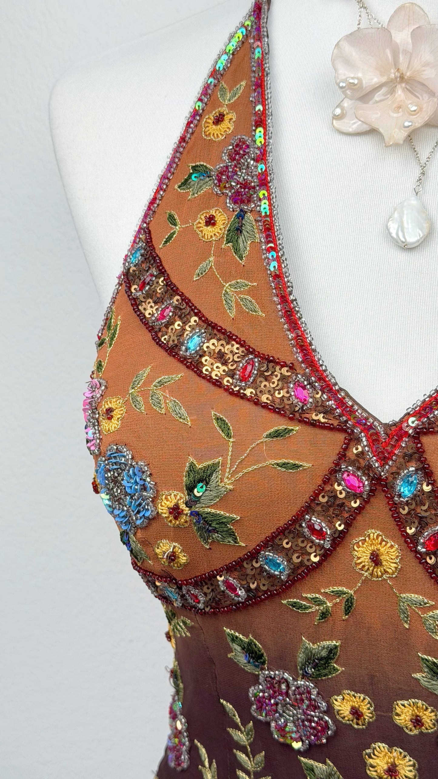 Aftershock Enchanted Garden Silk Corset