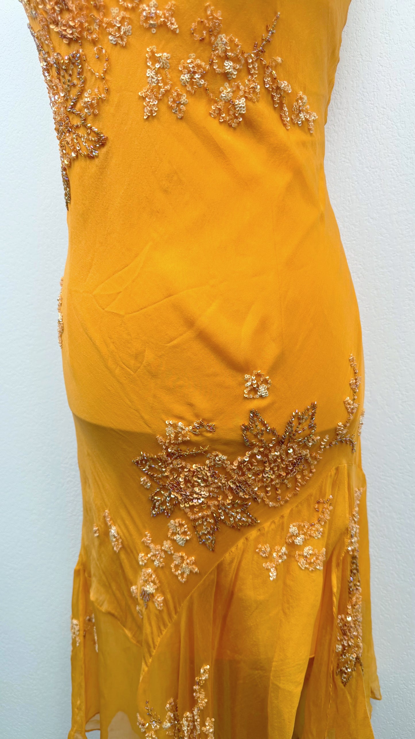 Golden Hour Silk Dress