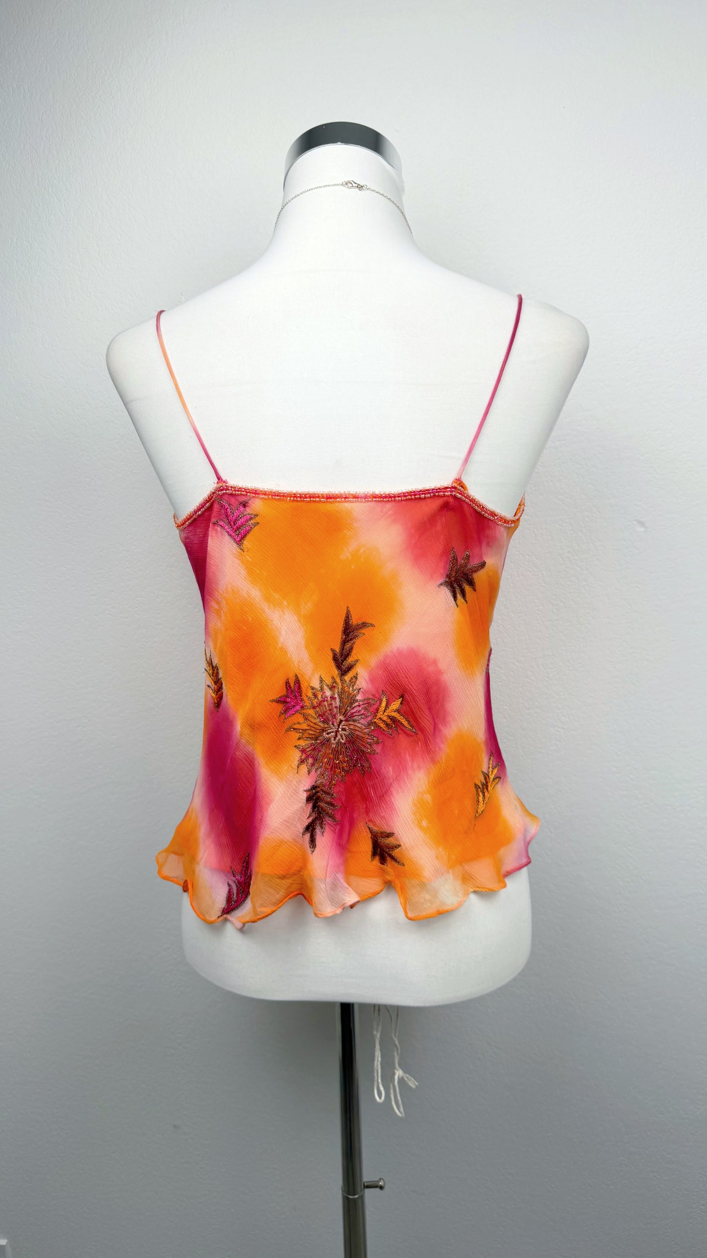 Aftershock Sunset Garden Silk Top