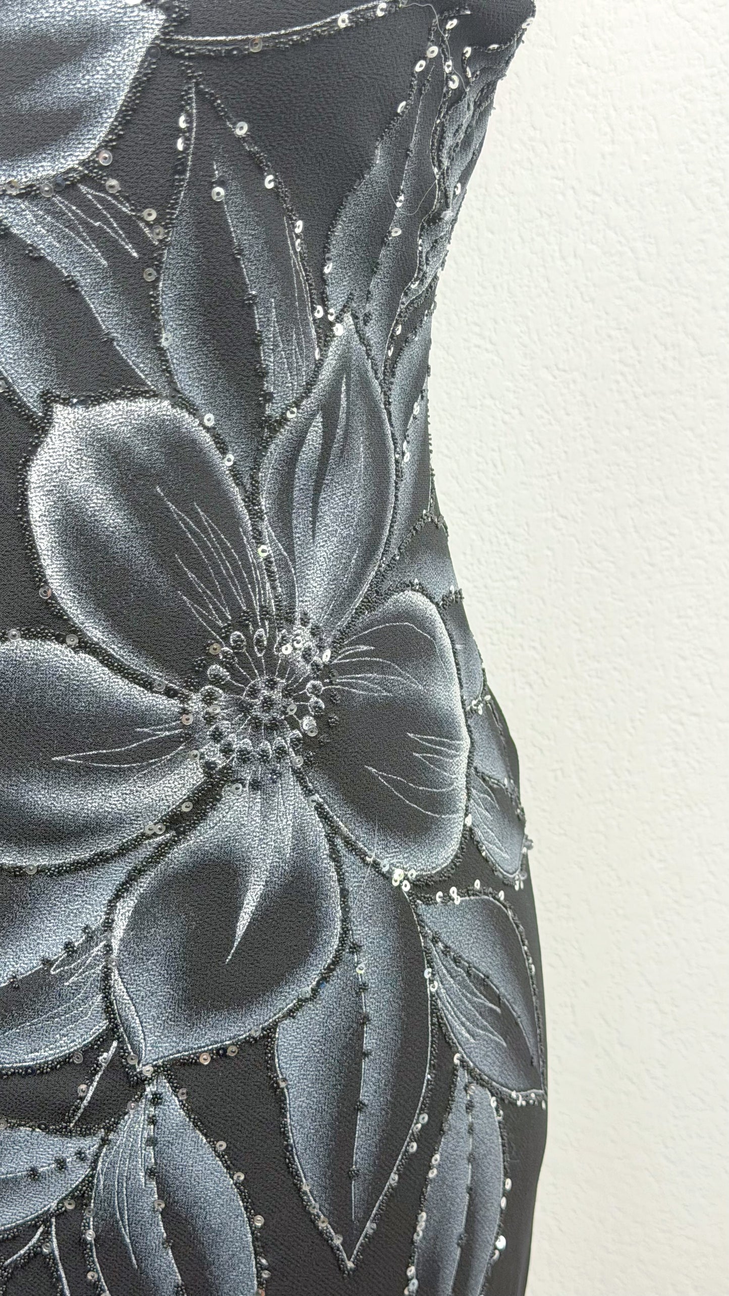 Midnight Blossom Gown