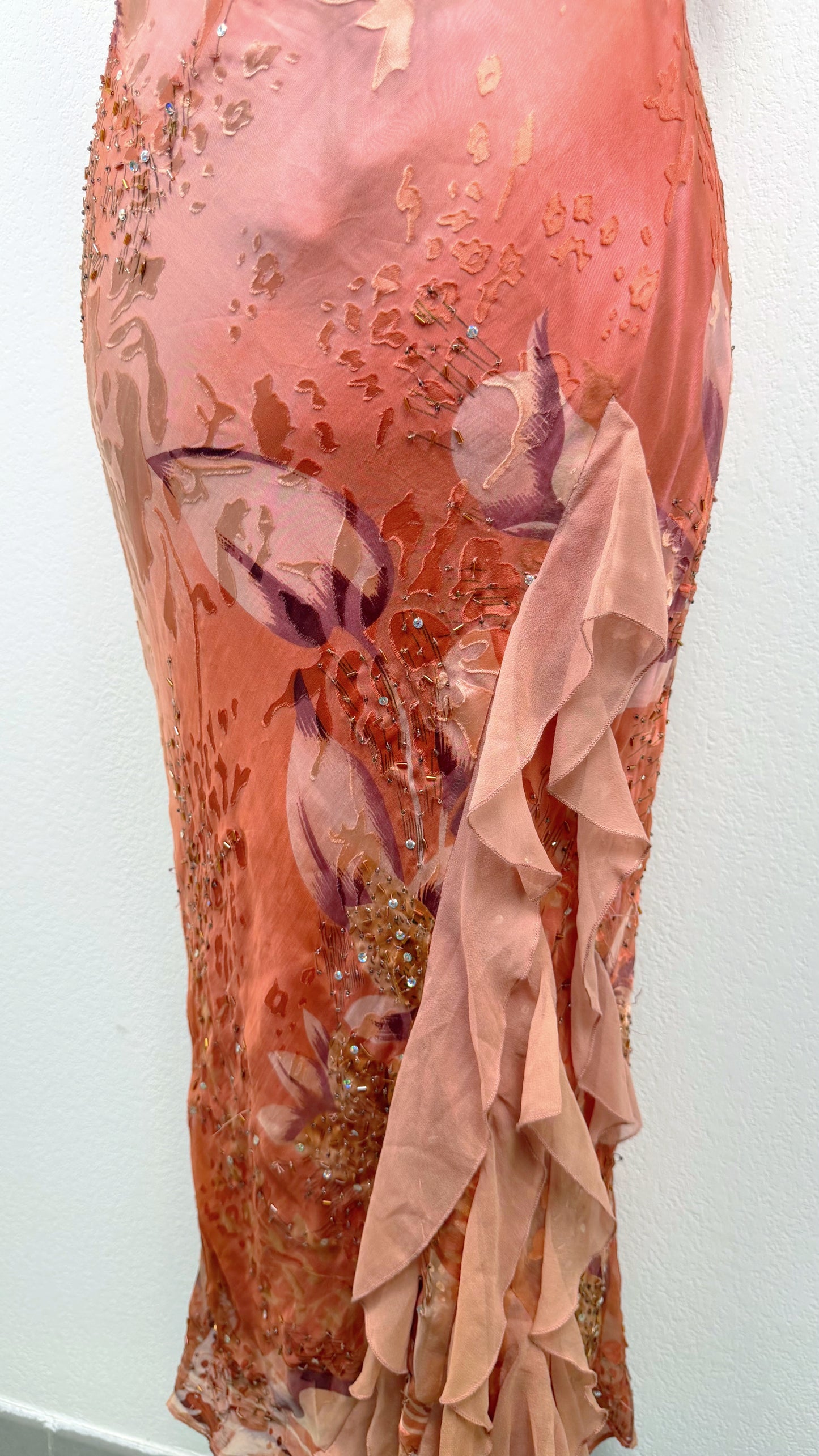 RARE Peach Blossom Silk
