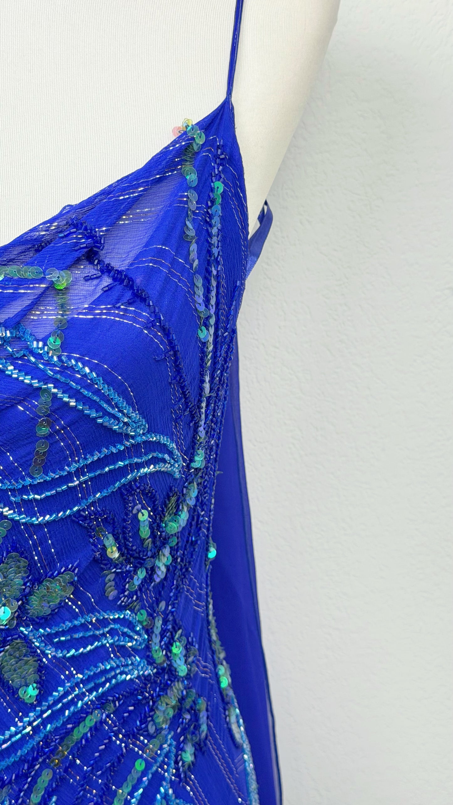 Nyxwing Cobalt Butterfly Silk