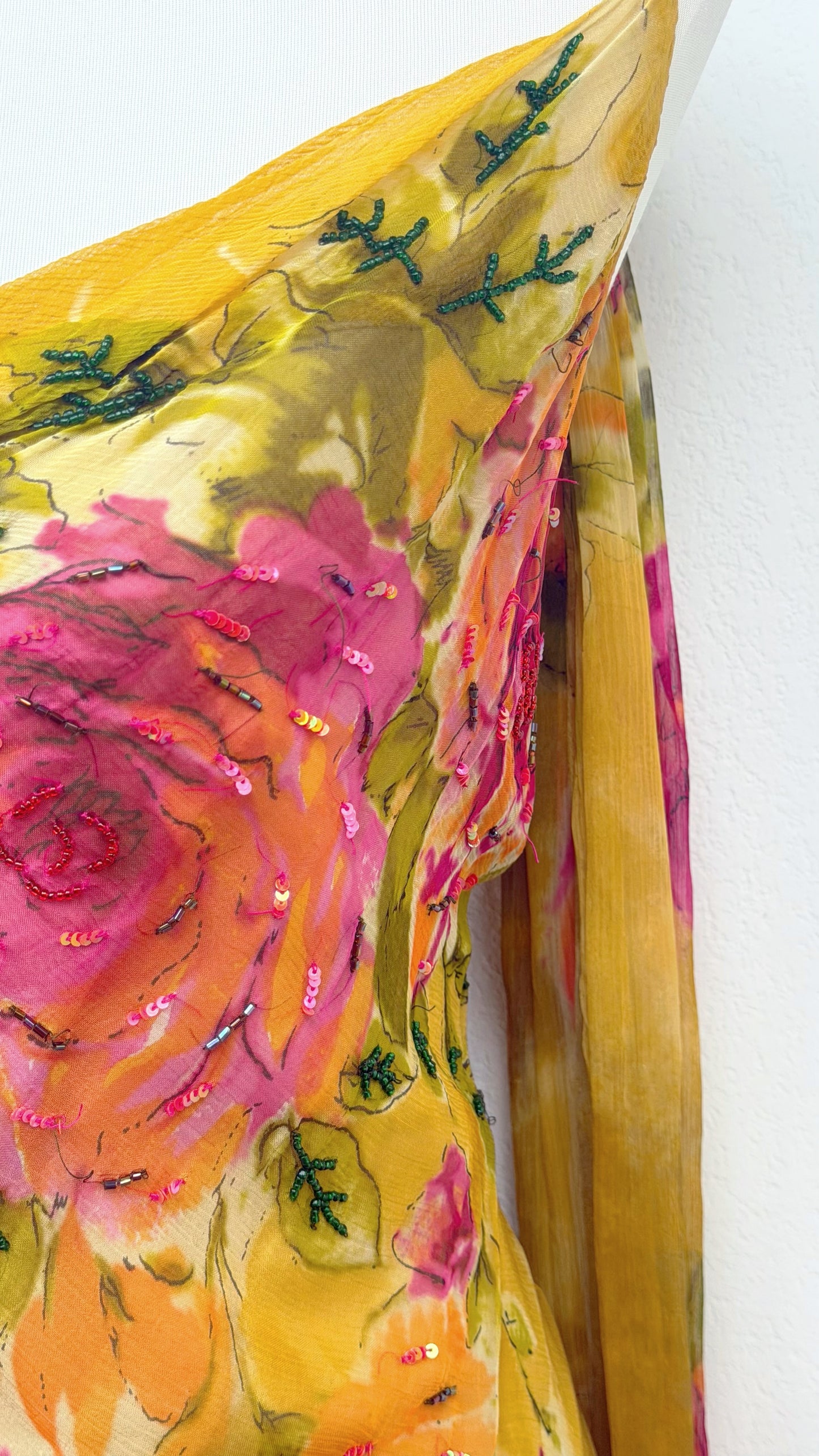 Golden Rose Garden Dress