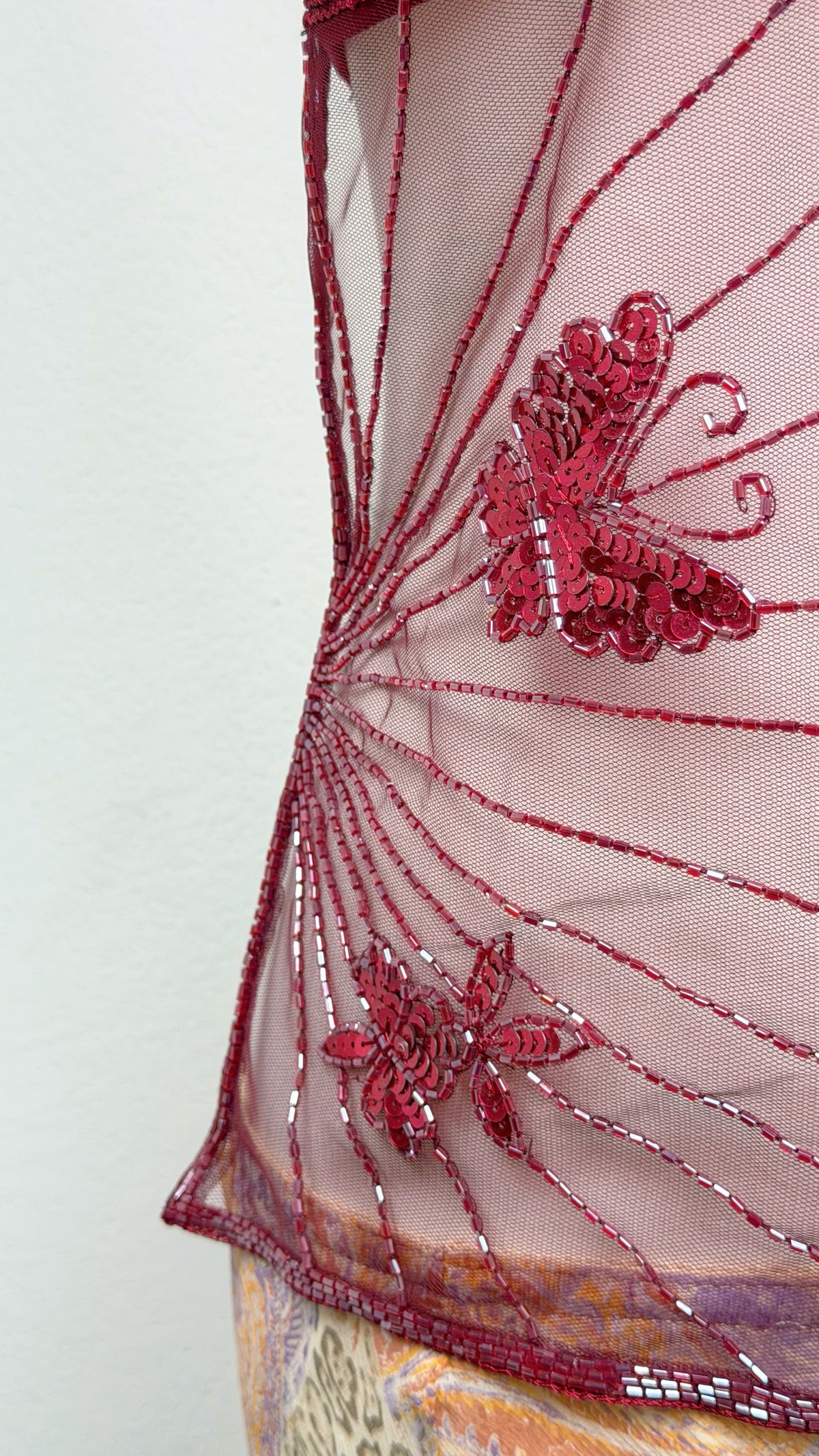 The Burgundy Butterfly Fairy Top
