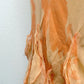 Peach Stardust Silk Gown
