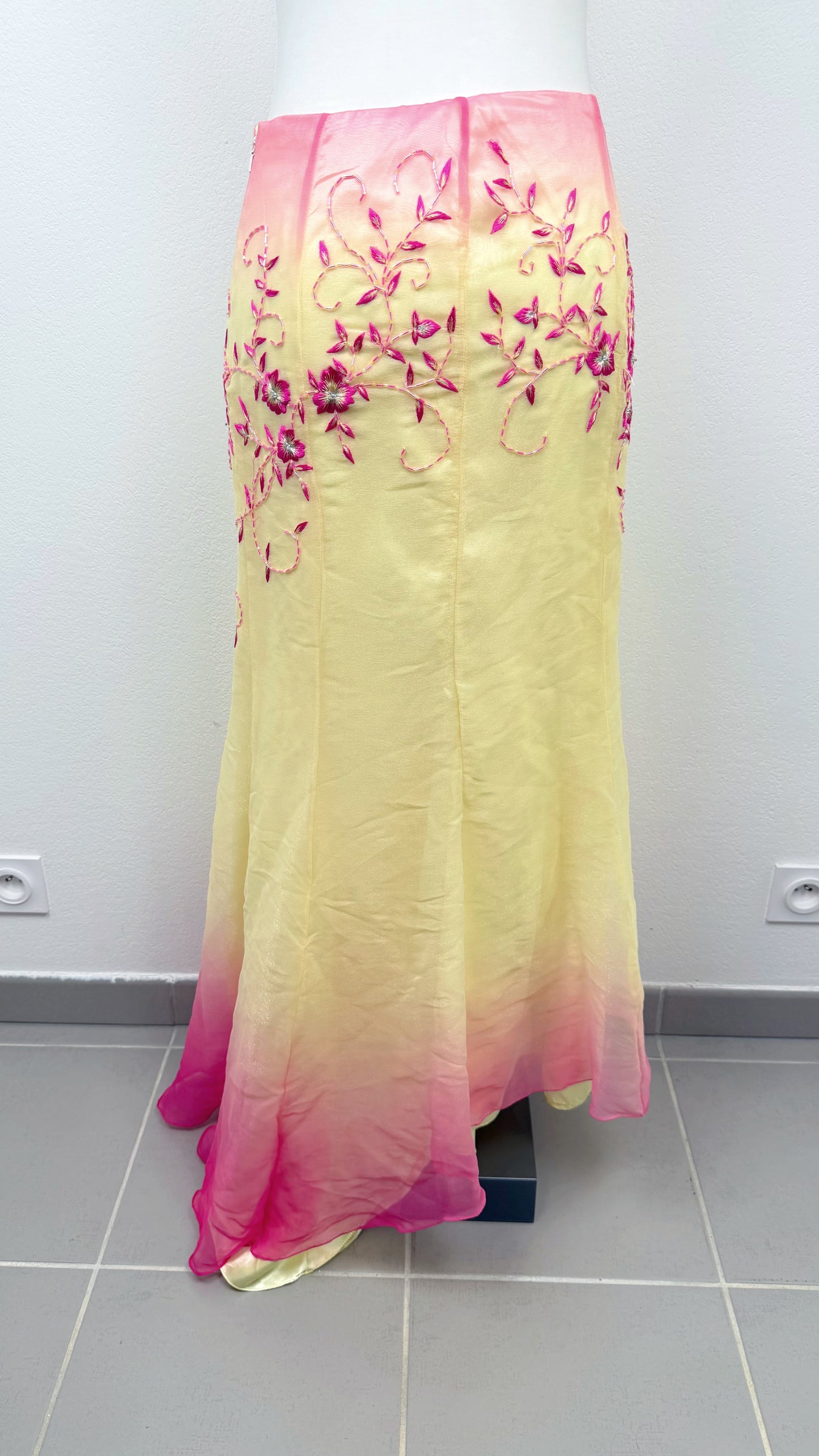 Sunset Ombré Fairy Maxi Skirt